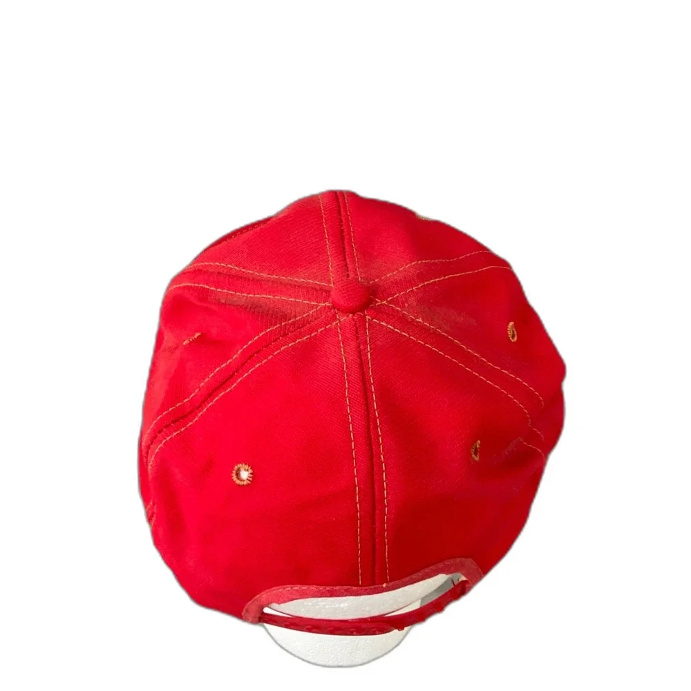 Vintage Winchester Snapback Hat Cap Red USA 80s OS